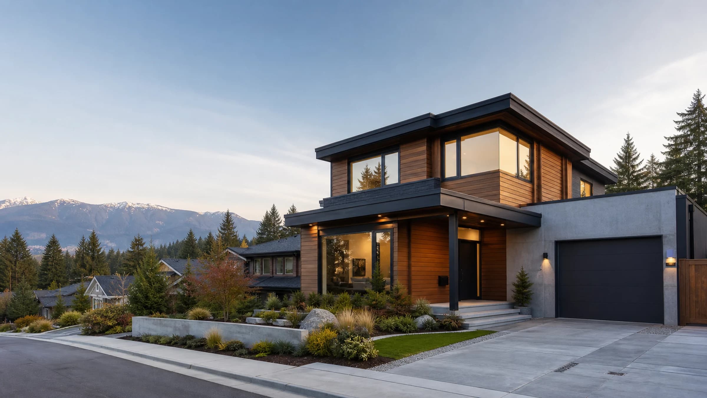 Contemporary West Coast home in British Columbia